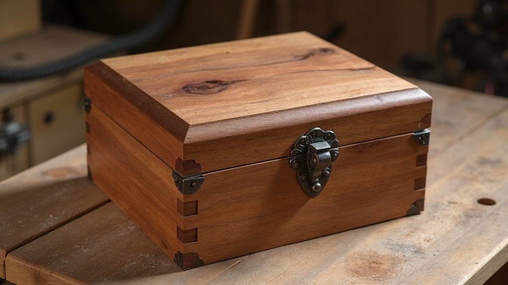Building a First Hand-Cut Through-Dovetail Jewelry Box From Walnut