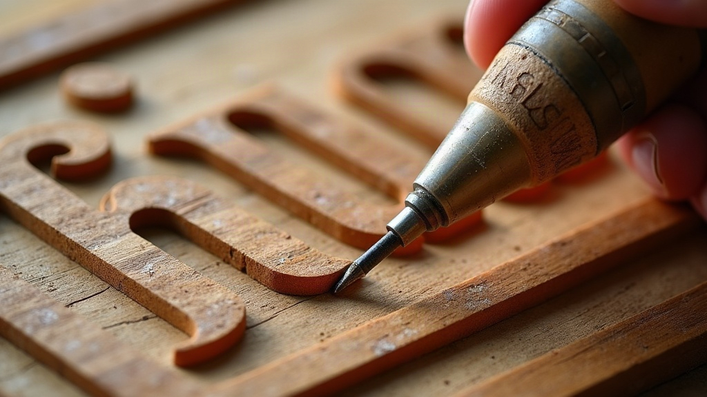 Carving Crisp Lettering in Basswood Signs With a Palm Gouge
