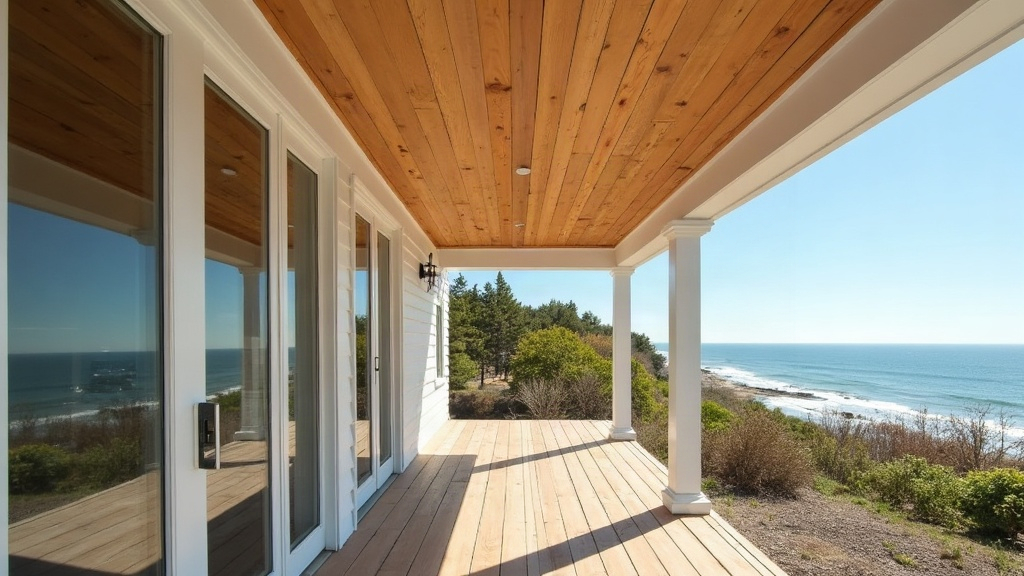 Exterior-Rated Plywood for Coastal Covered Porch Ceilings